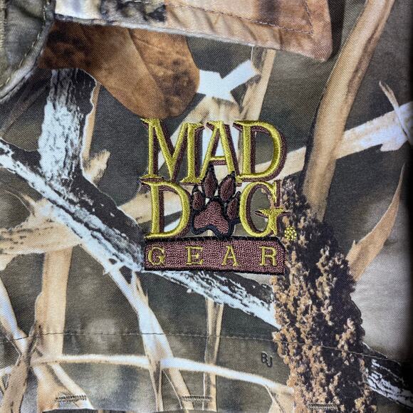 MAD DOG GEAR Camoflauge LongSleeve Casual Dress Shirt Mens Size XL - Picture 9 of 11